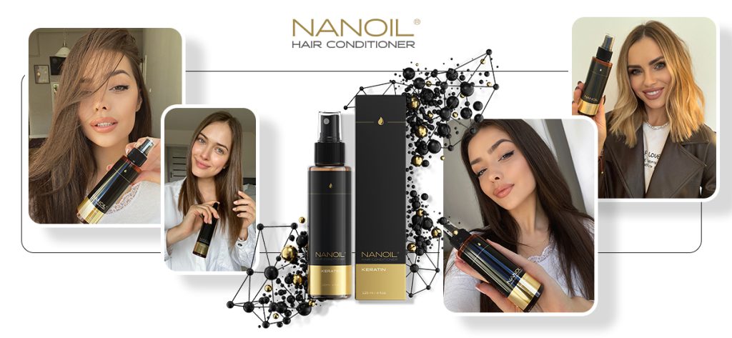 nanoil hair care with keratin