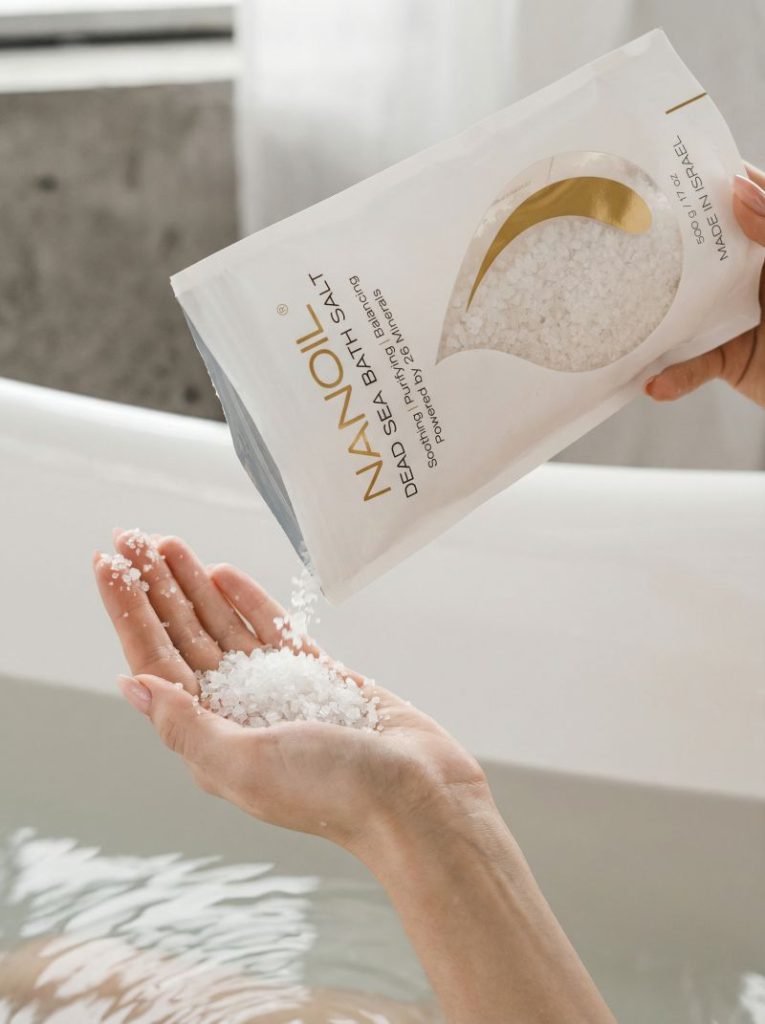sea salt bath salts nanoil