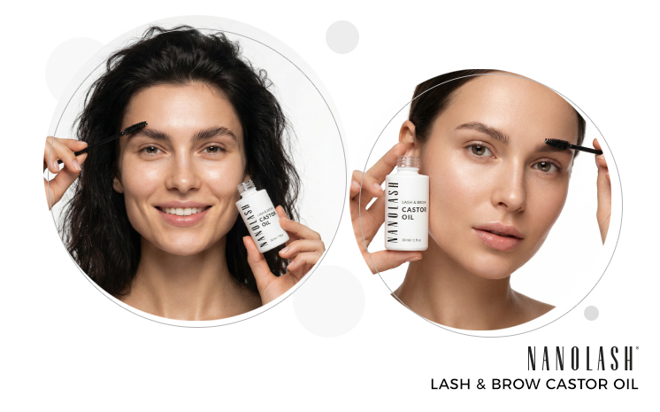 castor oil on eyebrows nanolash