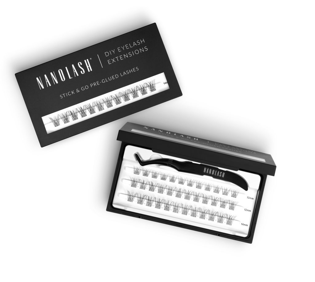 Cluster lashes for self application (DIY) - Pre-Glued nanolash
